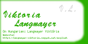 viktoria langmayer business card